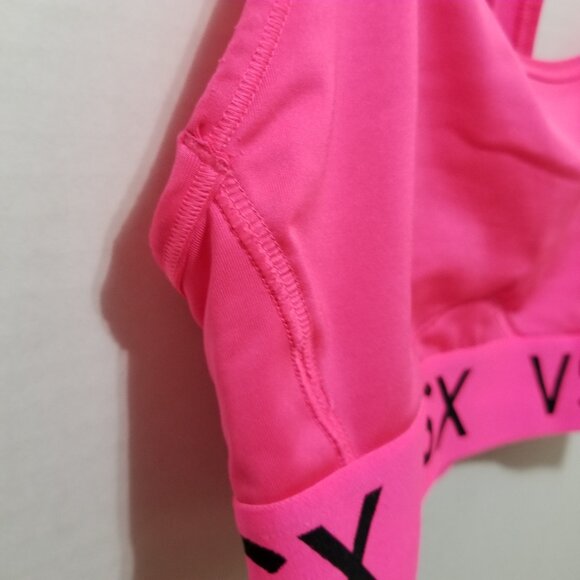 Victoria's Secret bra Small VSX The Player racerback workout gym sports neon - Picture 3 of 10